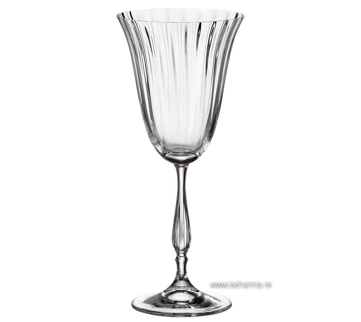 PAHARE VIN ALB/ROSU 250 ML BOHEMIA CRISTALIN- FREGATA OPTIC