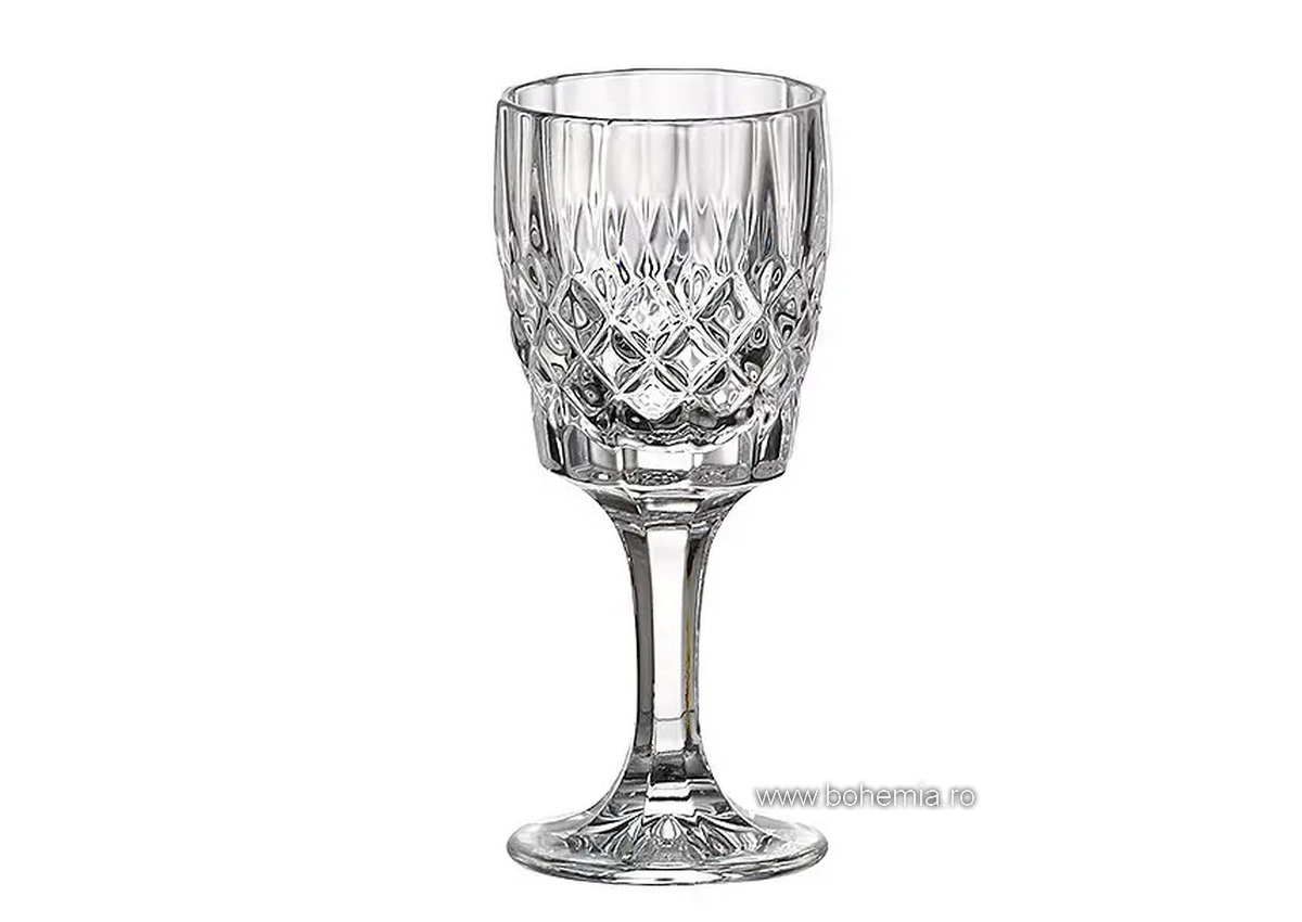 PAHARE DE LICHIOR 40 ML DIN CRISTAL DE BOHEMIA - COLECTIA ANGELA
