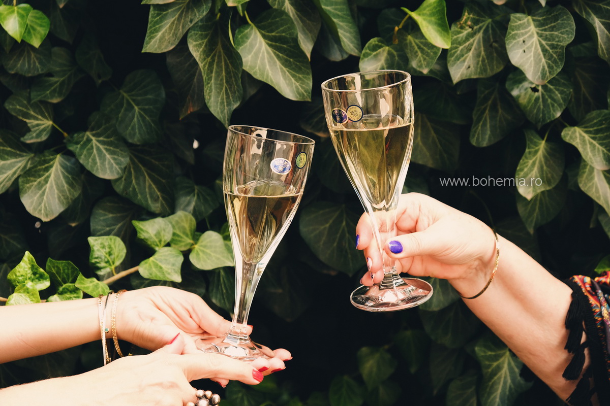 PAHARE VIN ALB 170 ML DIN CRISTAL DE BOHEMIA - COLECTIA VICTORIA