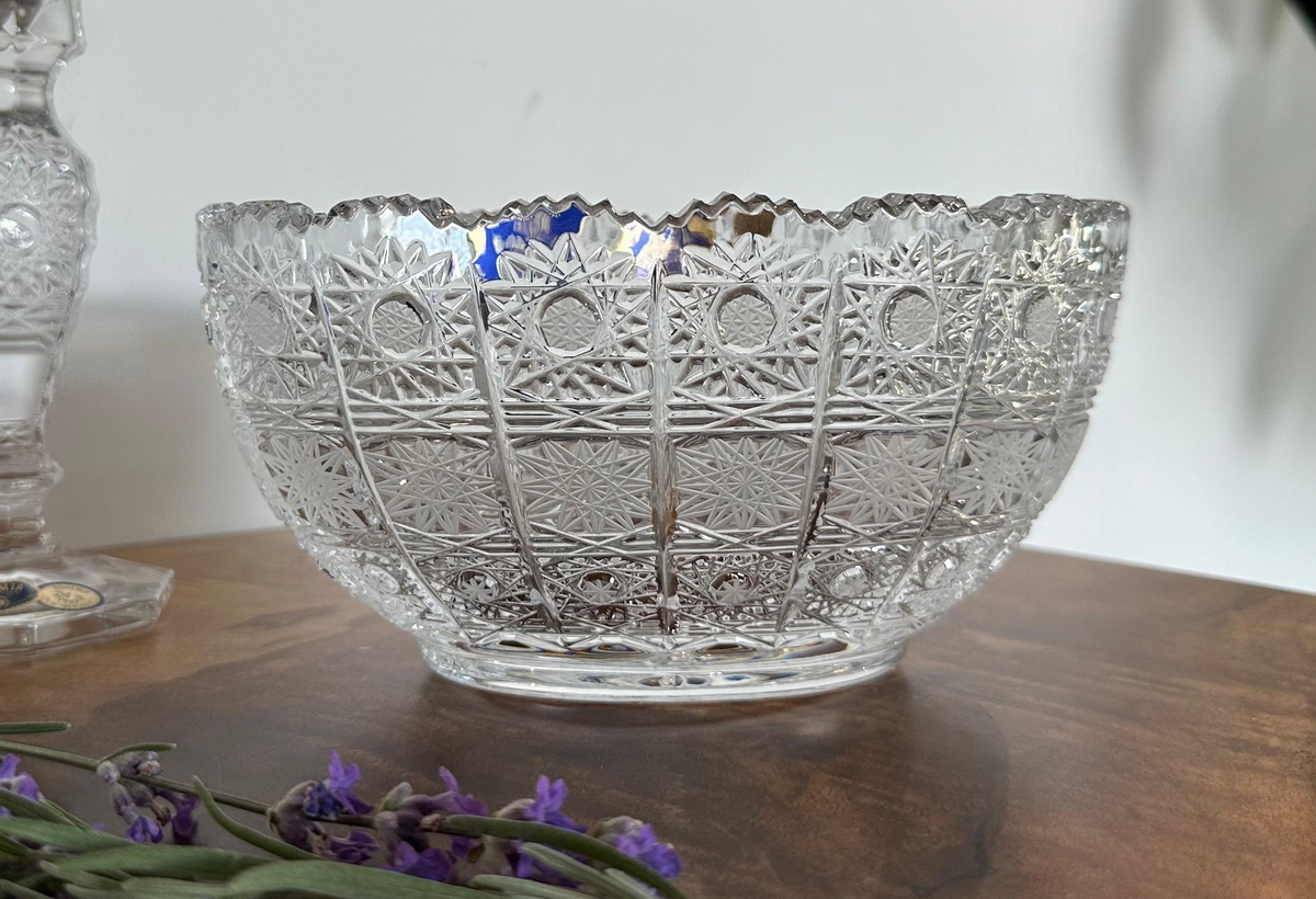 BOL LUCRAT MANUAL 20.5 CM CRISTAL BOHEMIA- THEA PK