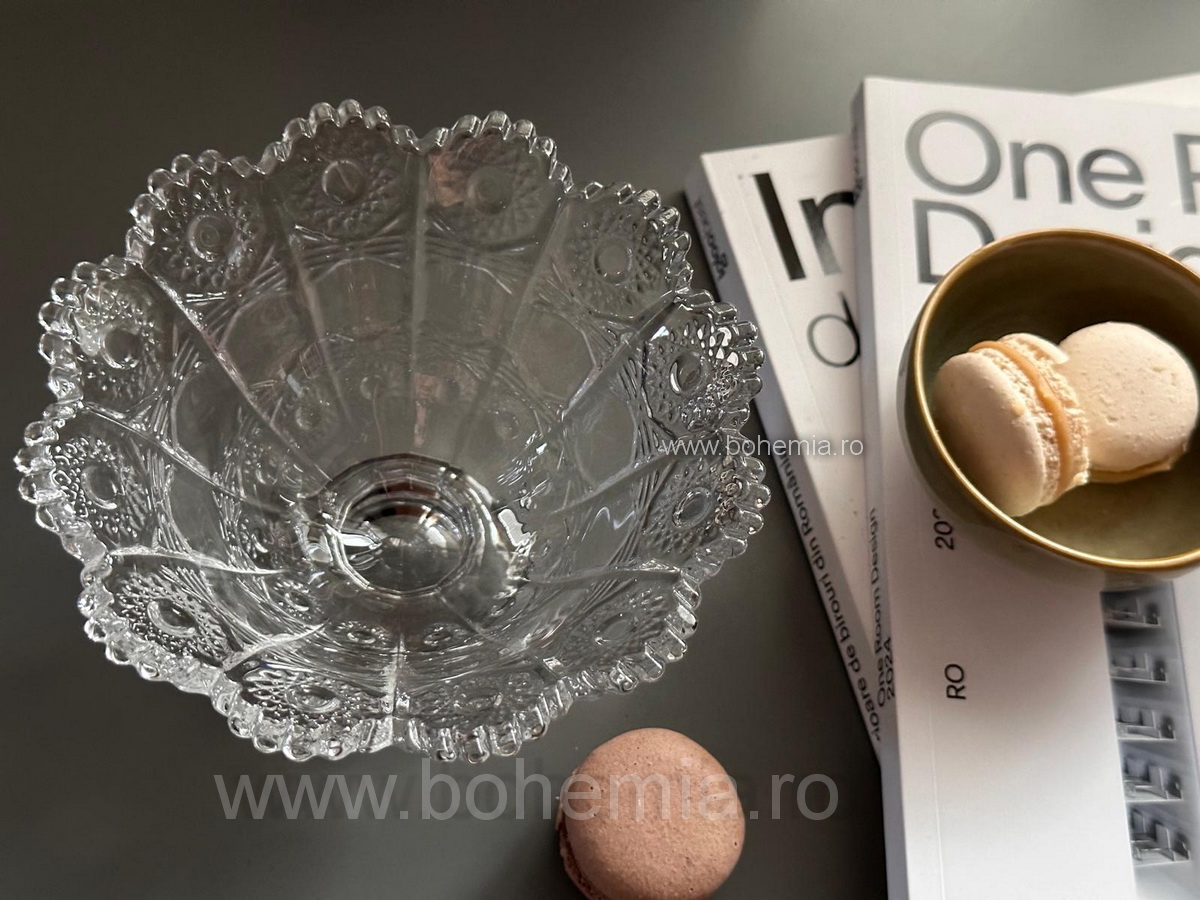 BOL MIC 13.5 CM CRISTAL BOHEMIA - COLECTIA THEA
