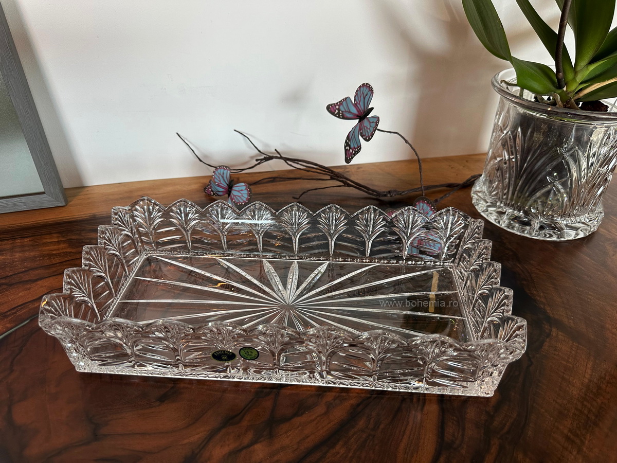 FRUCTIERA 34 CM DIN CRISTAL DE BOHEMIA - FESTIVAL