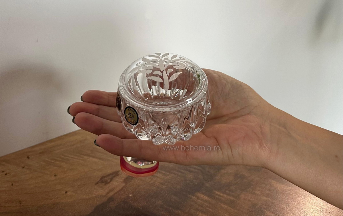 CASETA 7.6 cm CRISTAL BOHEMIA - COPACUL VIETII