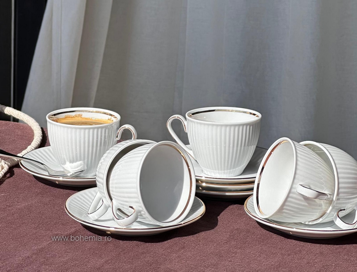 SERVICIU DE CAFEA 100 ML -  6 PERSOANE DALIA
