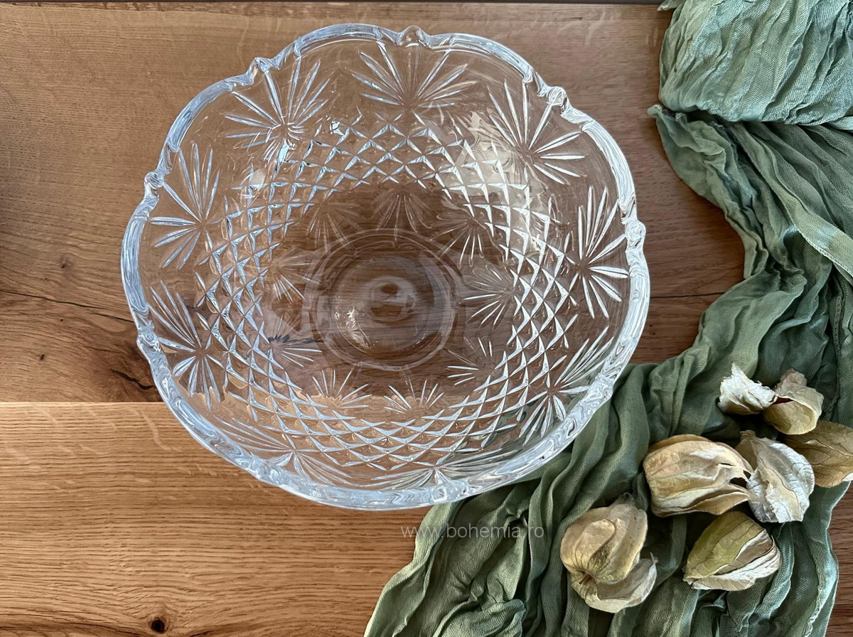 VEGA COLLECTION BOHEMIA CRYSTALITE BOWL