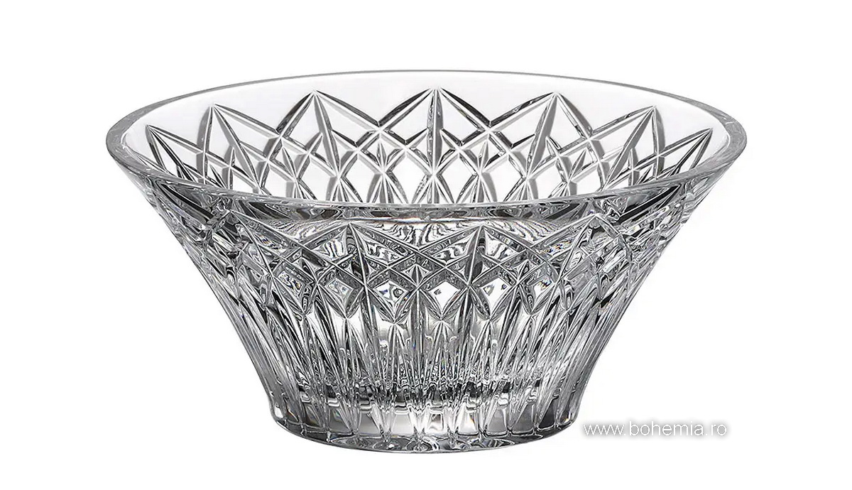 LENA'S BOHEMIA CRYSTALITE FRUIT BOWL