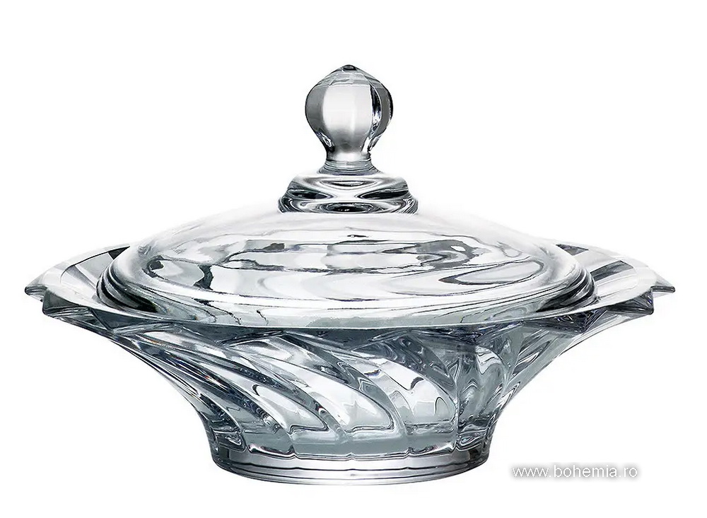 CASETA BOHEMIA CRISTALIN 21 cm - COLECTIA PICADILLY