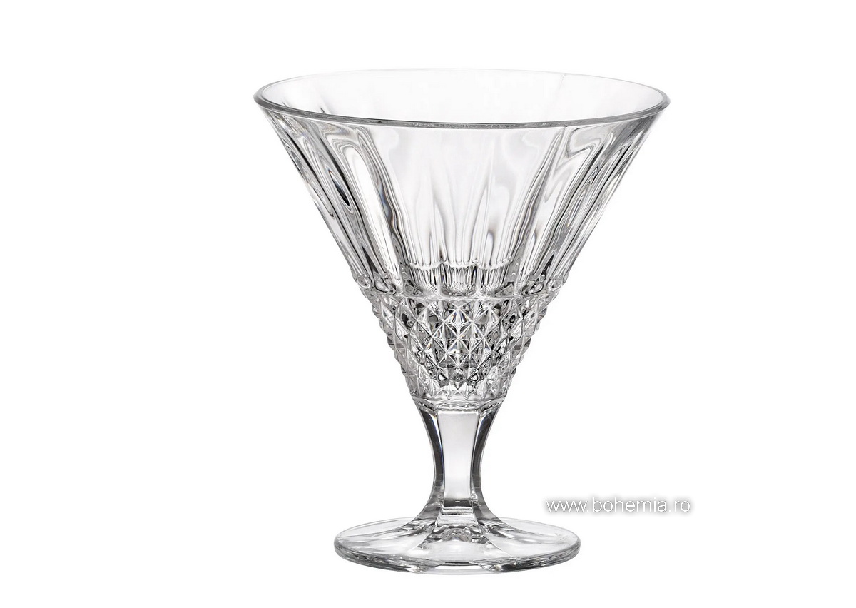 SET 6 CUPE COCKTAIL/ INGHETATA CRISTAL BOHEMIA- ALEXANDRIA