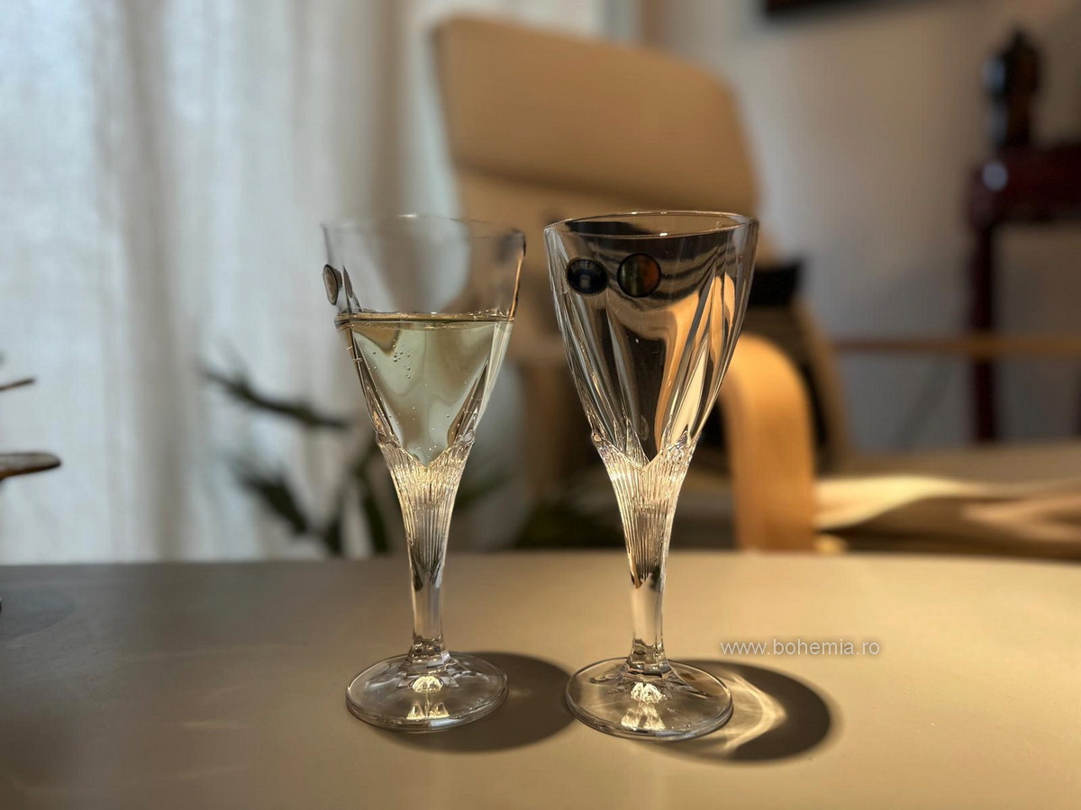 PAHARE VIN 230 ml DIN CRISTAL DE BOHEMIA - HELENA