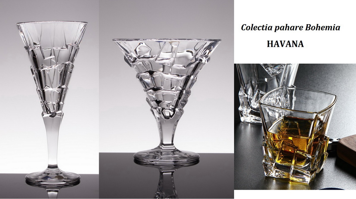 Glacier crystal glasses collection