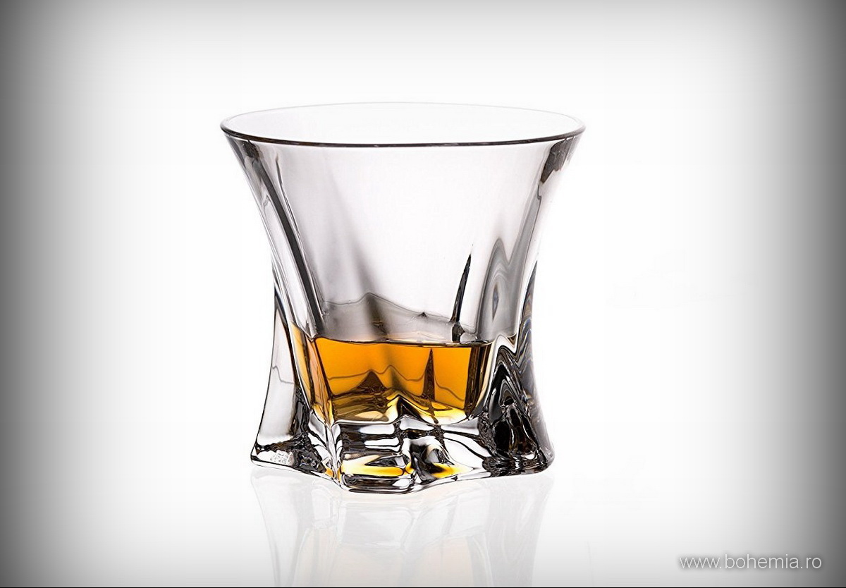 PAHARE DE WHISKY BOHEMIA  CRISTALIN- COLECTIA COOPER