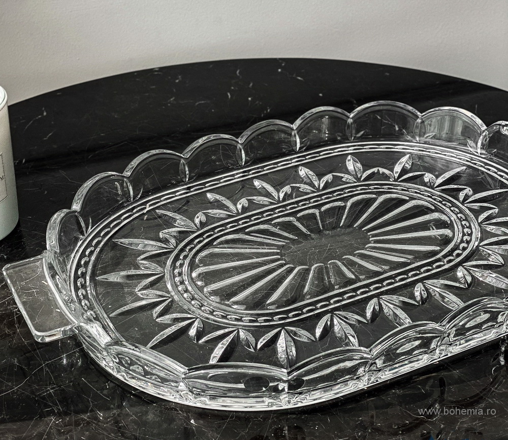 OVAL CRYSTAL BOWL