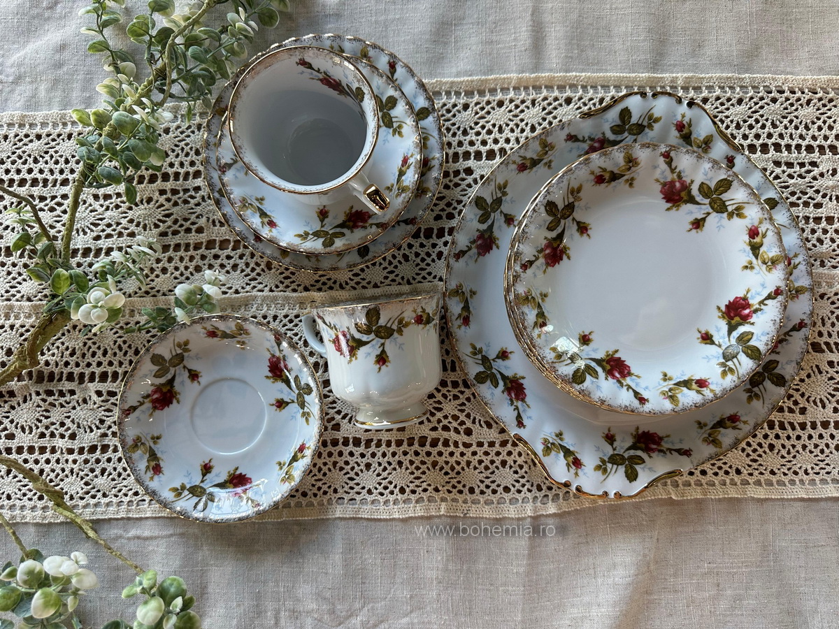 SET DE RASFAT 6 PERSOANE IWONA IMPERIAL ROSE