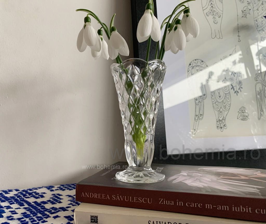 VAZA MICA 12 CM DIN CRISTAL DE BOHEMIA