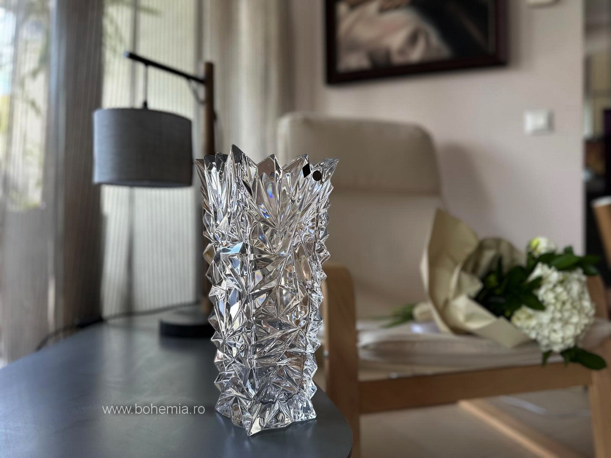 VAZA DIN CRISTAL DE BOHEMIA 31 CM - COLECTIA GLACIER