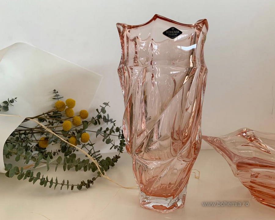 Bohemia Crystalin vase FLAMENCO 30.5 cm